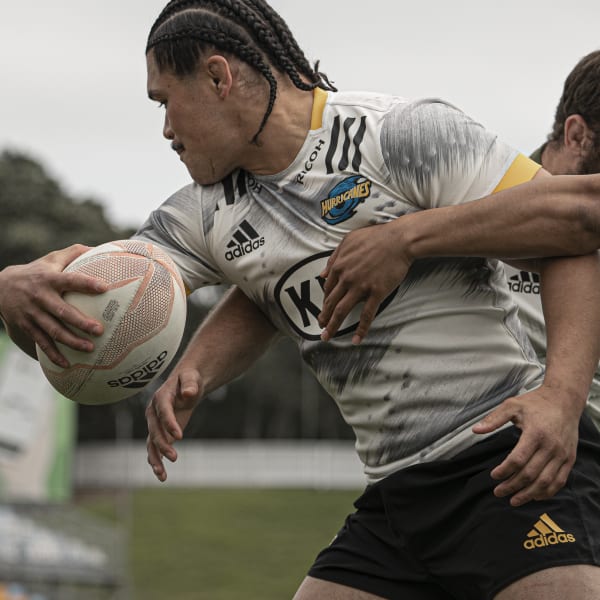 Weiss Hurricanes Rugby Primeblue Ausweichtrikot Replica