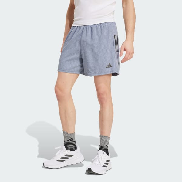 adidas Own The Run Shorts - Blue | Free Shipping with