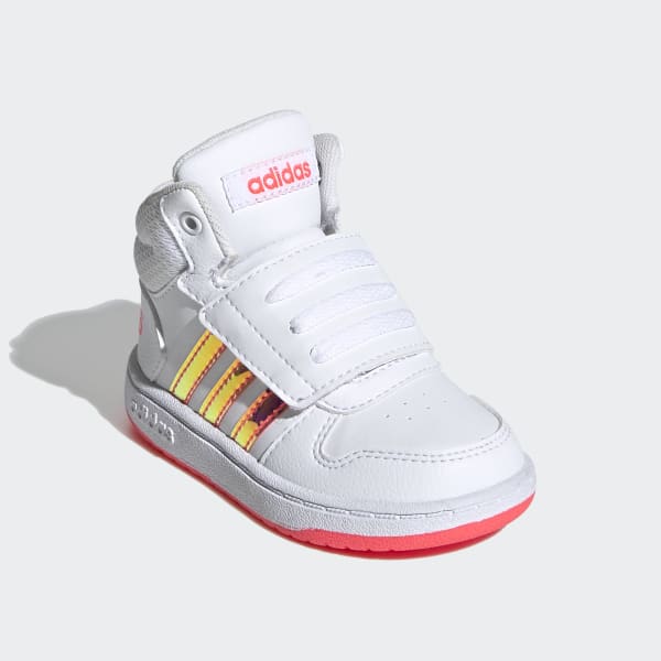 adidas Hoops 2.0 Mid Shoes - White | FW7609 | adidas US
