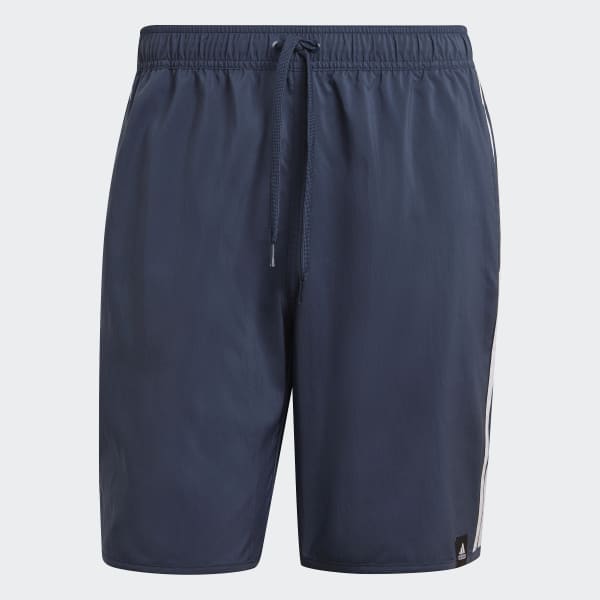 Azul Calções de Natação Clássicos 3-Stripes