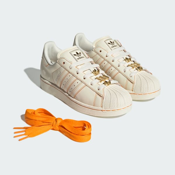 adidas★SUPERSTAR★兼用★ホワイト×ベージュ系 adidas SUPERSTAR LUX CWHITE/WONWHI/OWHITE 24SS-I（アディダス