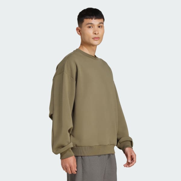 adidas SOFT LUX SWEATSHIRT - Green | Free Shipping with adiClub