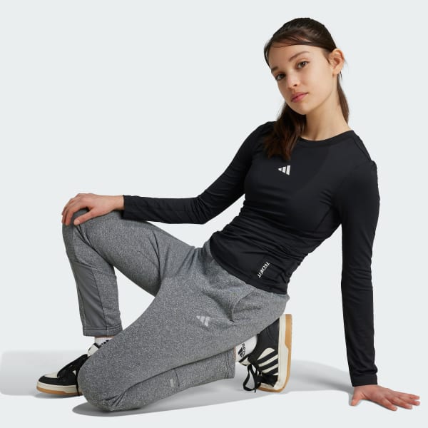 Czerń Koszulka Techfit Long Sleeve Kids