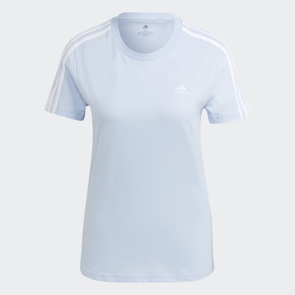 Blau LOUNGEWEAR Essentials Slim 3-Streifen T-Shirt