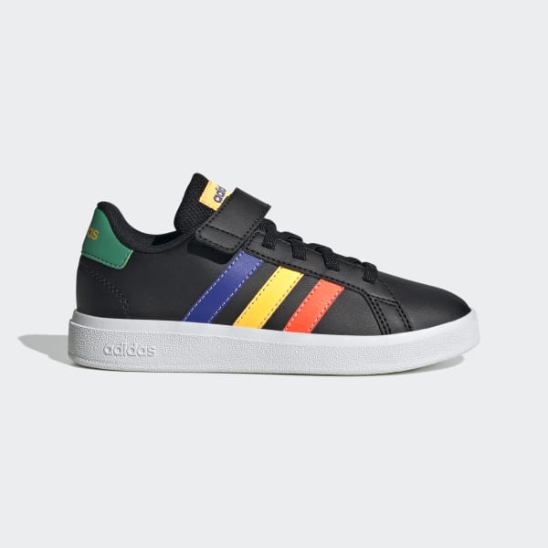 Grand Court Court Lace and Top Strap Shoes | Kids' Lifestyle | adidas Essentials