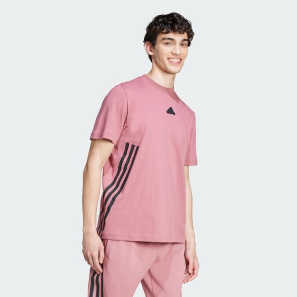 Pink Future Icons 3-Stripes Tee