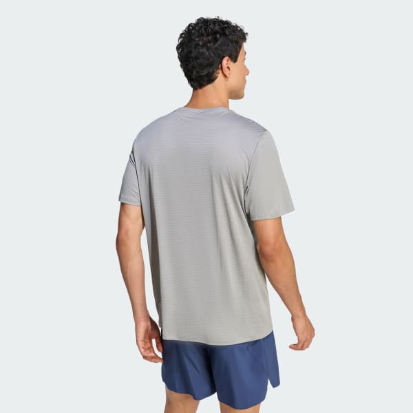 Abu-abu T-shirt Running adi365 Essentials