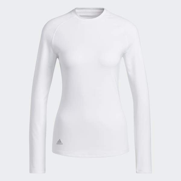 White Long-Sleeve Top Crew Long-Sleeve Top VW909