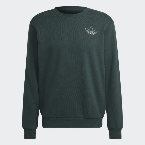 zelená Mikina Trefoil Series Style Crew VB528