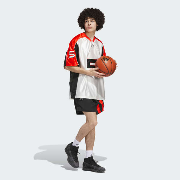 Branco Camisa Manga Curta Anthony Edwards