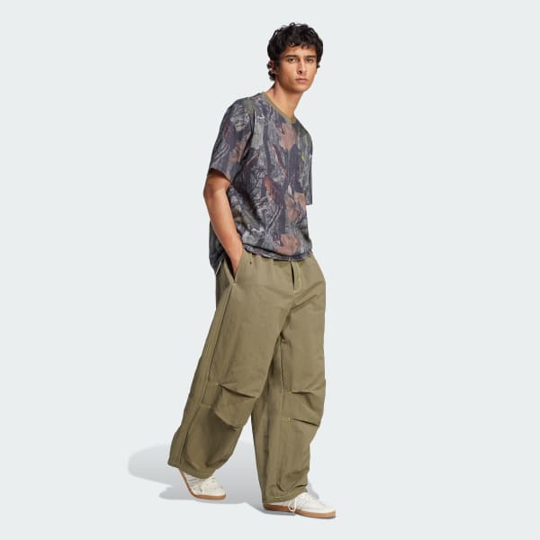 Verde Pantalón Parachute
