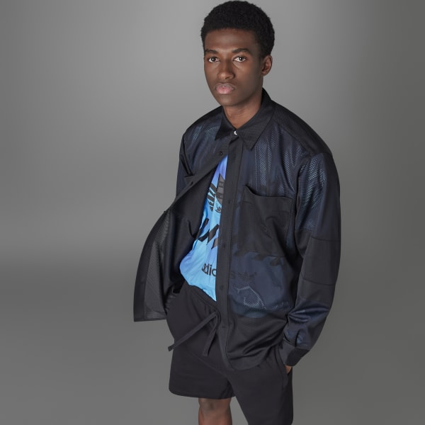 Black Blue Version Arkive Mesh Shirt CT584