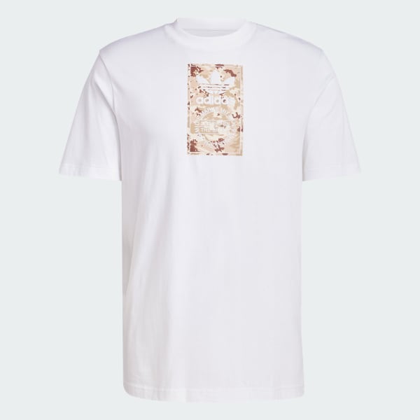 White Camo Label Tee