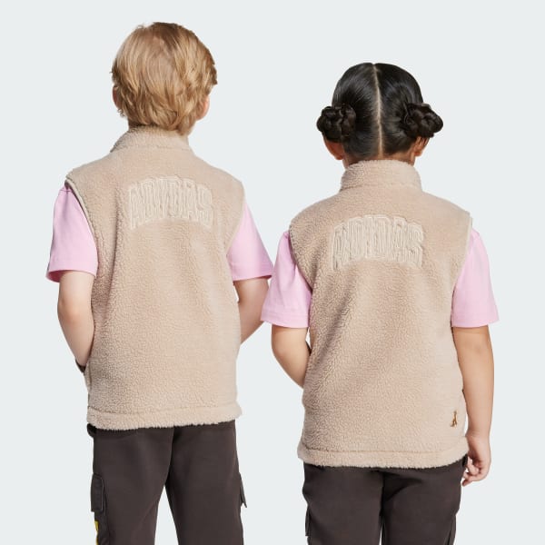 Beige 아디다스 심슨 가족 아동용 베스트