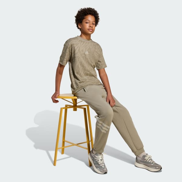 Yesil Future Icons 3-Stripes Wide Kids Eşofman Altı