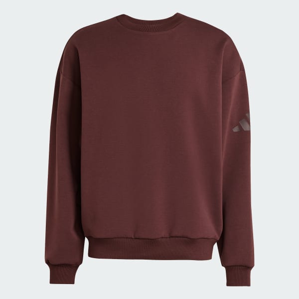 adidas Soft Lux Sweatshirt - Brown | Free Shipping with adiClub