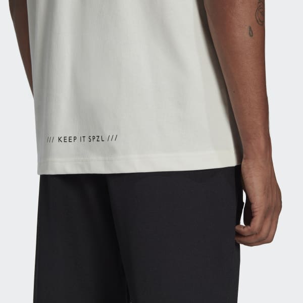 Wit Mod Trefoil T-shirt ZG501MTT