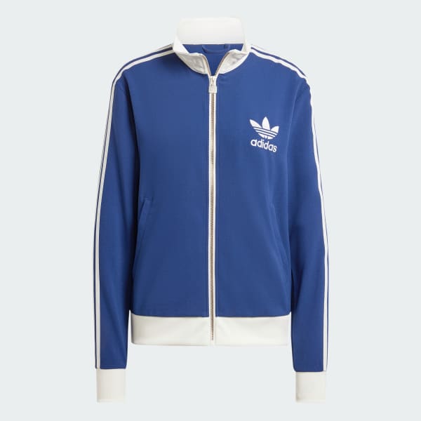 สีน้ำเงิน เสื้อแทรคผ้าเครป Premium Originals