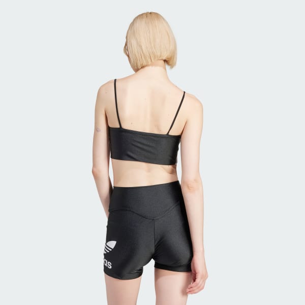 Negro Top Deportivo 3 Rayas