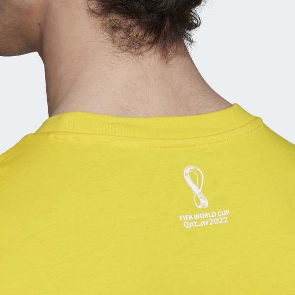 adidas FIFA World Cup 2022 Brazil Tee Yellow adidas Thailand