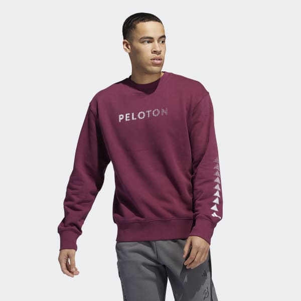 Burgundy adidas x Peloton Crew Sweatshirt (Gender Neutral) TQ524