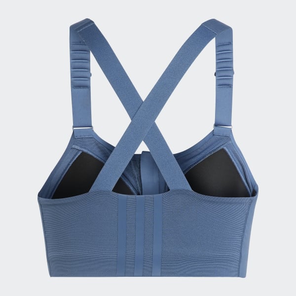 modrá Športová podprsenka TLRD Impact Luxe Training High-Support Zip