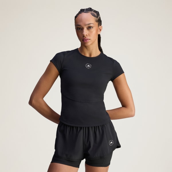 noir T-shirt de training adidas By Stella McCartney