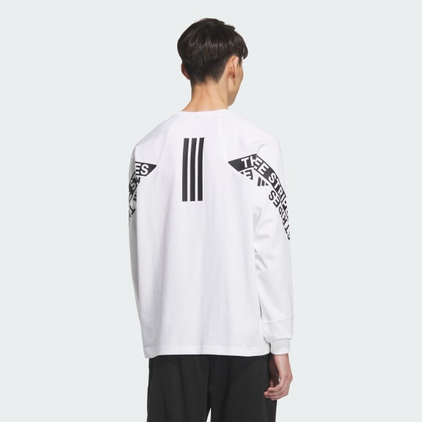 アディダス メンズ 長袖 Tシャツ カレッジスクリプトが施された長袖のグラフィックTシャツ Q2180 KE0221 KE0220 KE0222  アルペン・スポーツデポ限定 adidas｜Alpen Online 公式オンラインストア [アディダス] 長袖 Tシャツ カレッジパック ルーズフィット シングルジャージー 長袖Tシャツ KWX82 メンズ