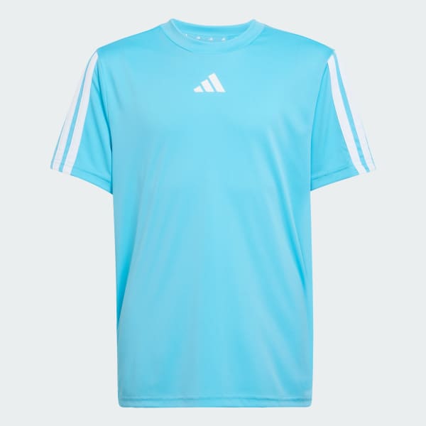 ブルー トレイン エッセンシャルズ スリーストライプス 半袖Tシャツ キッズ