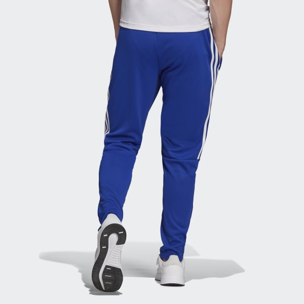 adidas AEROREADY Sereno Slim Tapered-Cut 3-Stripes Pants - Blue