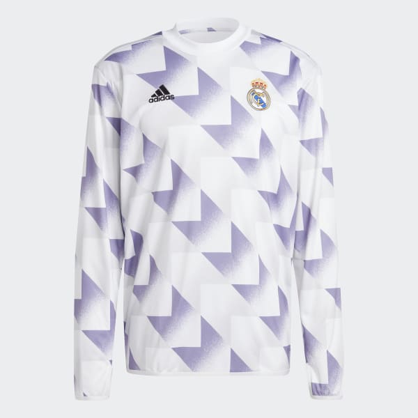 bílá Předzápasový top Real Madrid Warm TX625