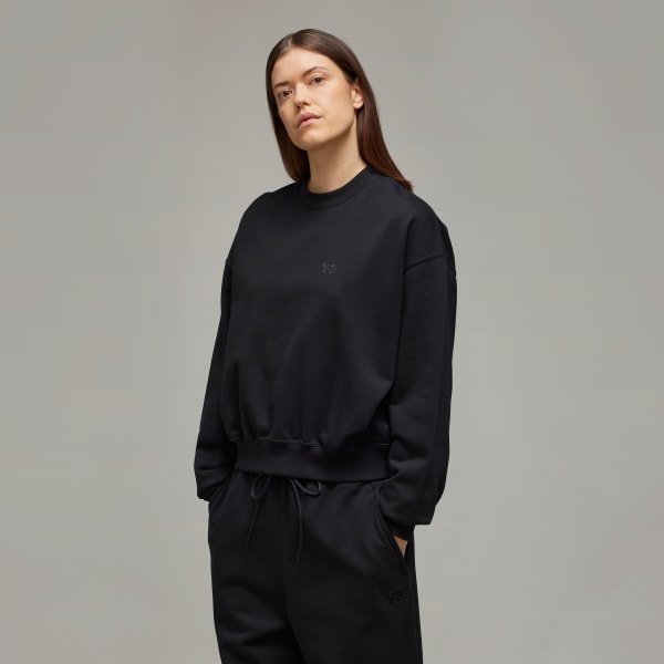 Siyah Y-3 M French Terry Crew Sweatshirt