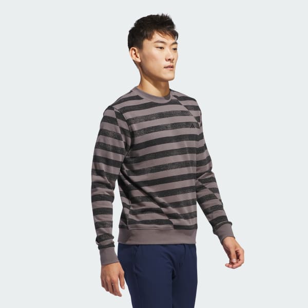 Grey Ultimate365 Printed Crewneck Sweatshirt