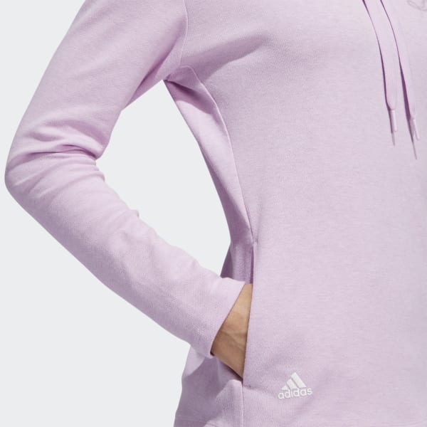 Purple Mélange High Mock Sweatshirt U5308