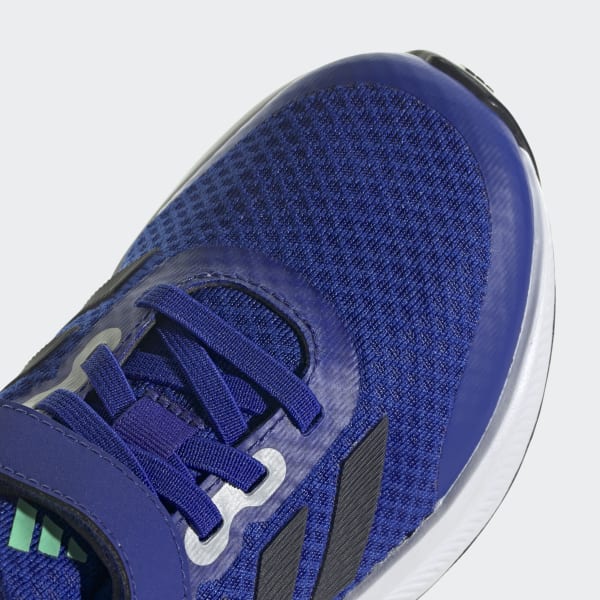Kids\' Top adidas Shoes | RunFalcon 3.0 Lace adidas Strap Elastic | US Lifestyle - Blue