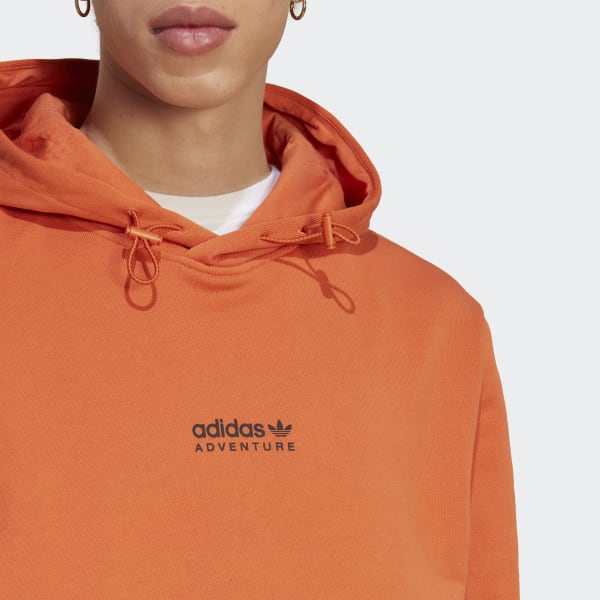 Adidas orange hoodie shop mens