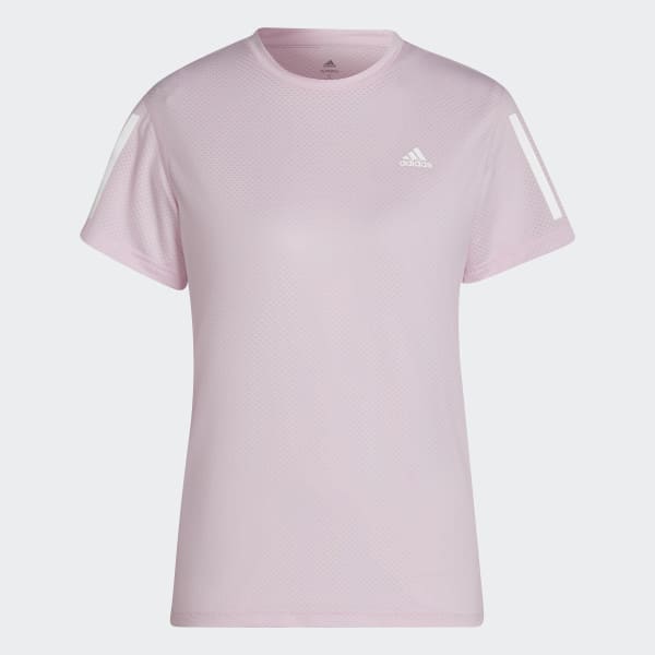 adidas Playera Own the Run Cooler - Rosa | adidas Mexico