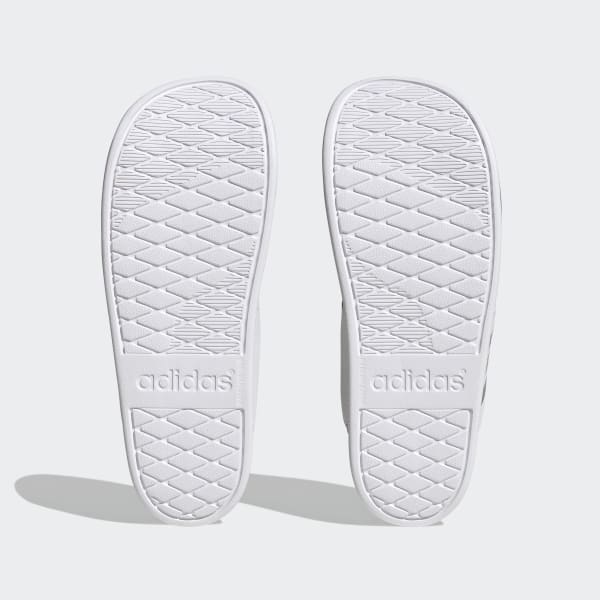 White Adilette Comfort Flip-Flops