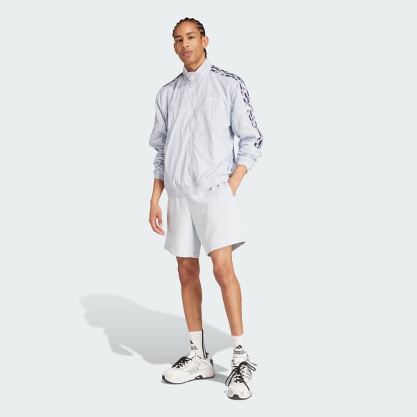 Bleu Veste de survêtement Pride Tiro