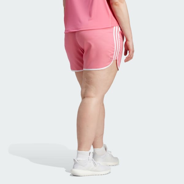 adidas Marathon 20 Running Shorts (Plus Size) - Pink | Women's Running ...