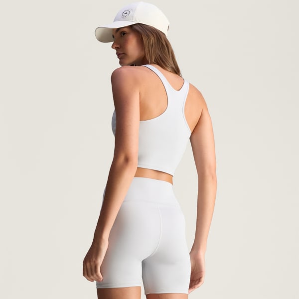 Gri adidas by Stella McCartney Yoga Kısa Üst