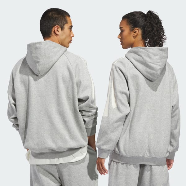 Gra adidas Basketball Fleece Joggebukse (unisex)