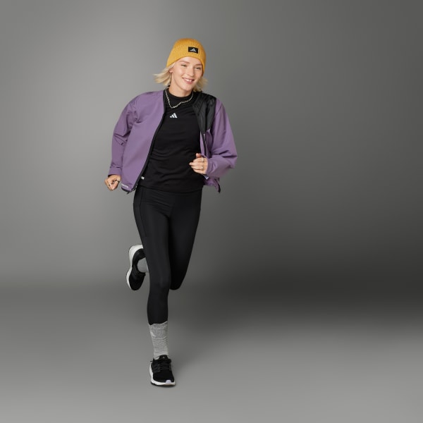 adidas Legging long de running hiver Ultimate - Pourpre