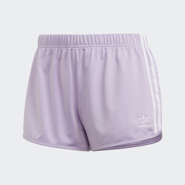 adidas 3-Stripes Shorts - Purple | adidas US