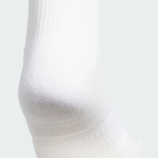 White 하프 크루 솔리드 양말