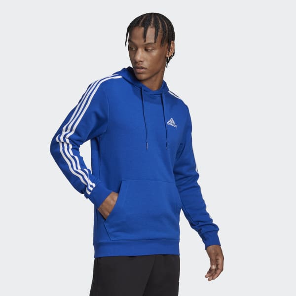 Azul Polera con Capucha Essentials 3 Tiras 29197