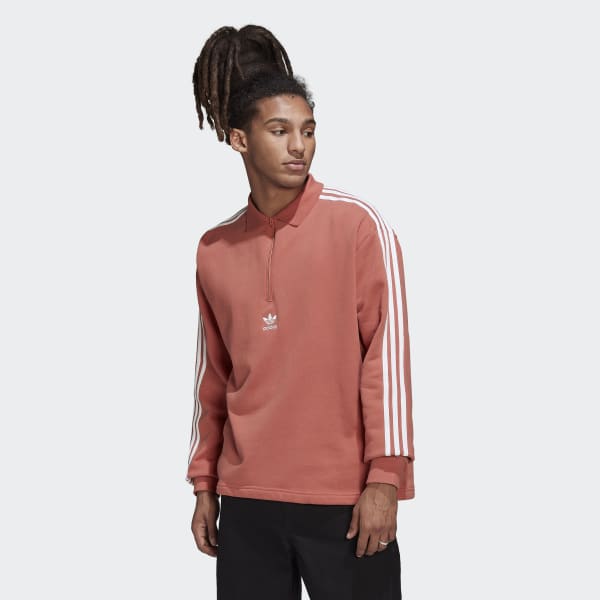 Brun Adicolor 3-Stripes Long Sleeve polotrøje KO025