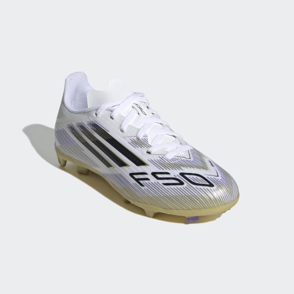 adidas F50 League Firm/Multi-Ground Cleats Kids - White | Free