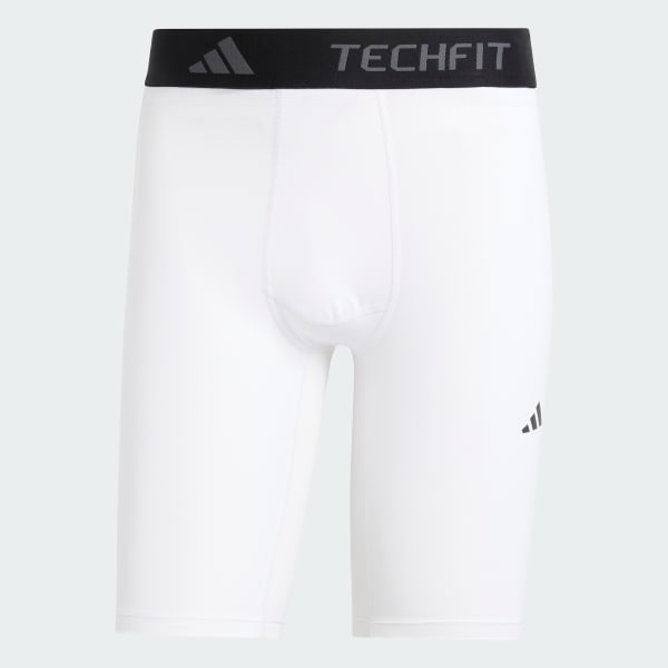 White TECHFIT 컴프레션 트레이닝 쇼트 레깅스