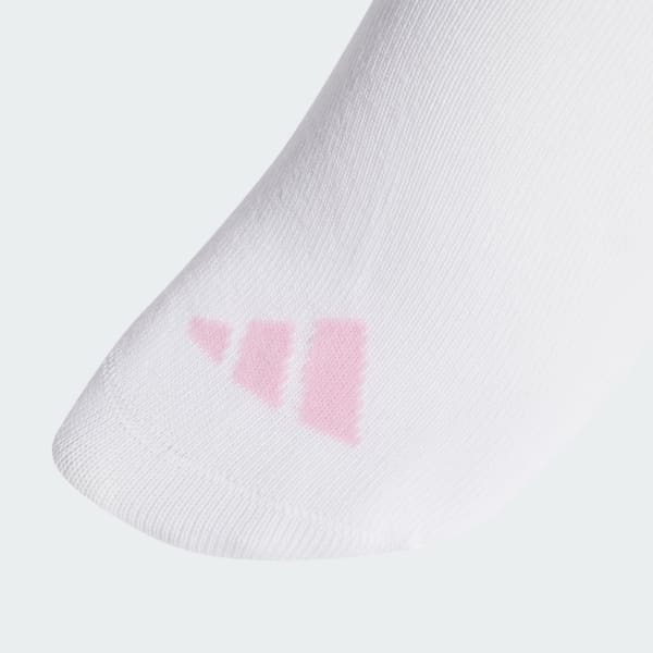 Branco Meias Caneladas 3 Pares Infantis